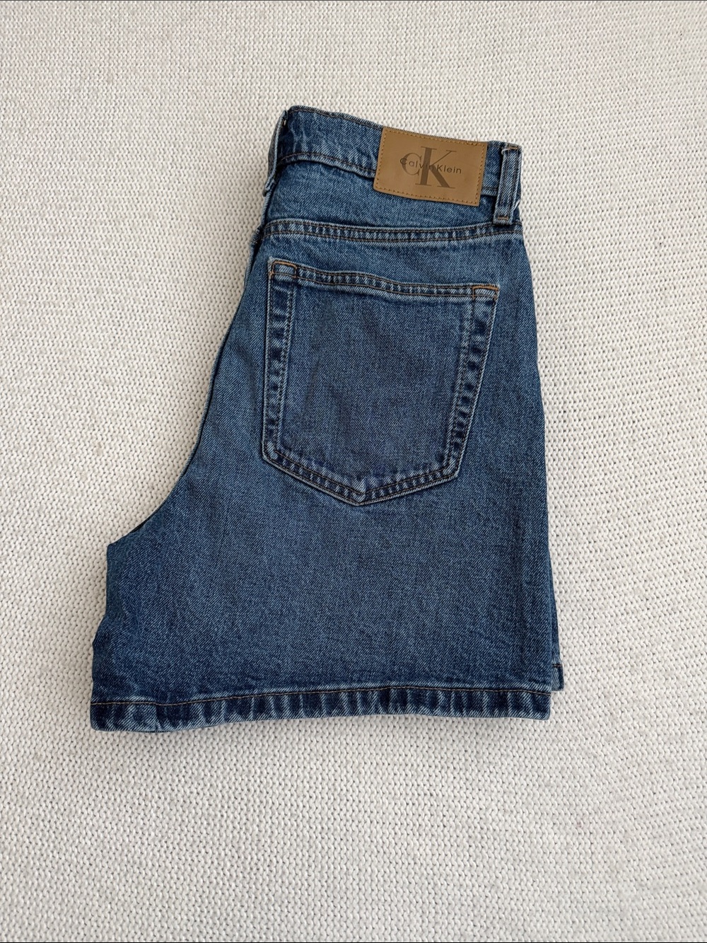 Calvin Klein High Waist Denim Shorts Size 27